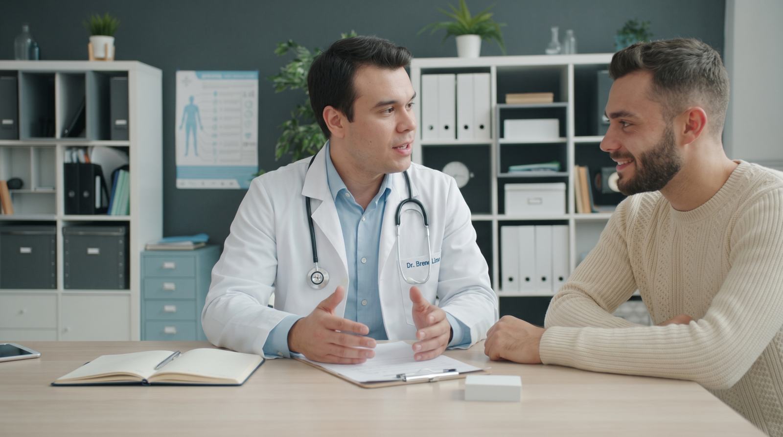 Dr. Breno Lima Ferreira em consulta